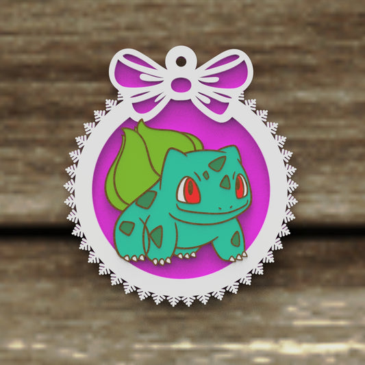 Christmas Ornaments vectors, Template Decoration SVG DXF Ai PDF